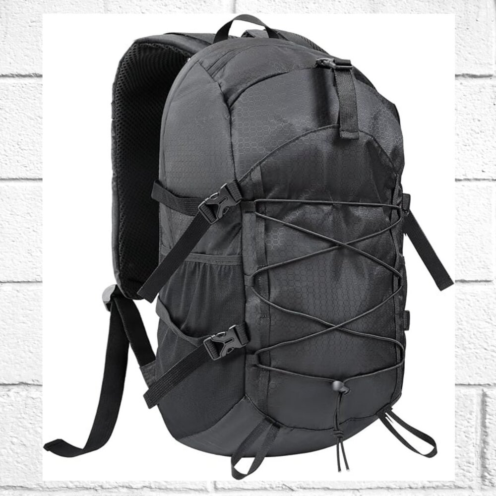 NEW! Water-Resistant Backpack w/Waist & Chest Straps, Padded Back & Tons of Room